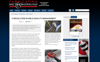 WiKI-SCAN™ featured in Fabricating & Metalworking