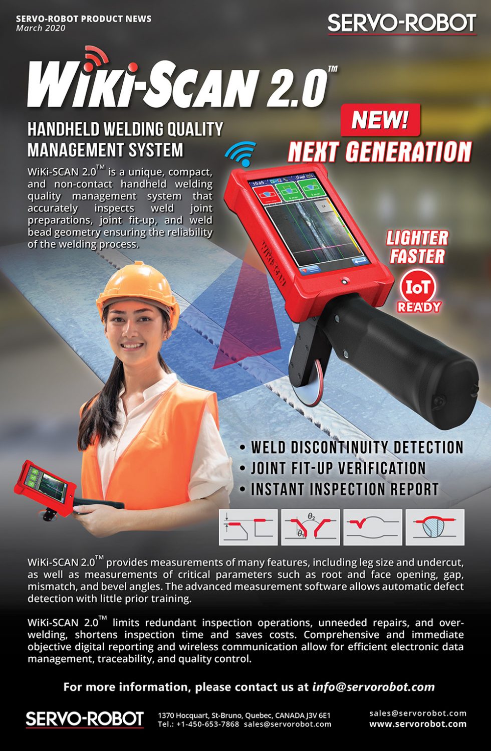 WiKiSCAN 2.0 SERVOROBOT Inc