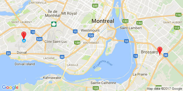Pierre-Elliot Trudeau International Airport to ALT Quartier DIX/30 HOTEL, Brossard